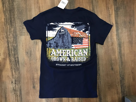 Straight Up Southern Tee Grown Barn