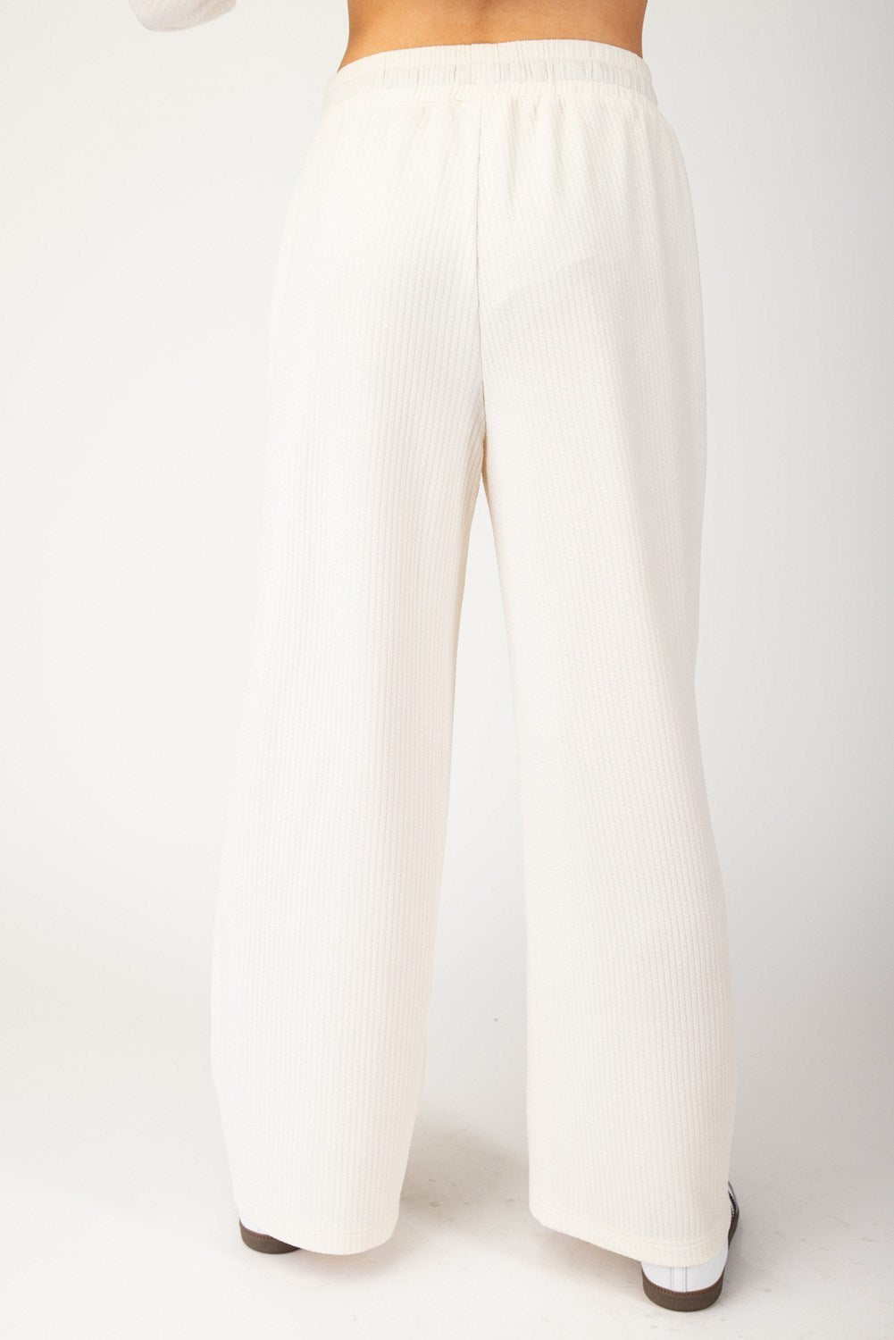 Cream Bow Pants
