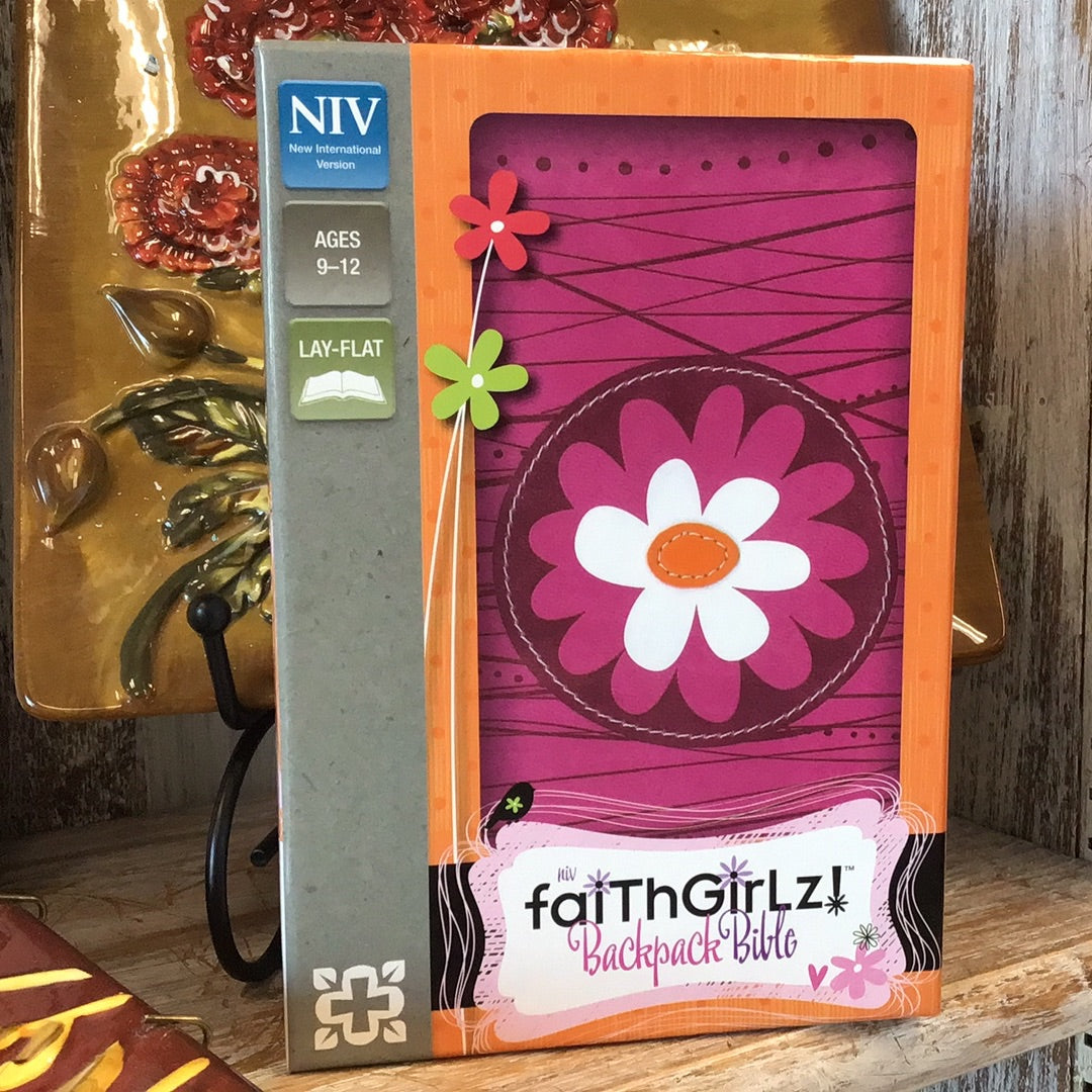 FaithGirlz Backpack Bible - NIV