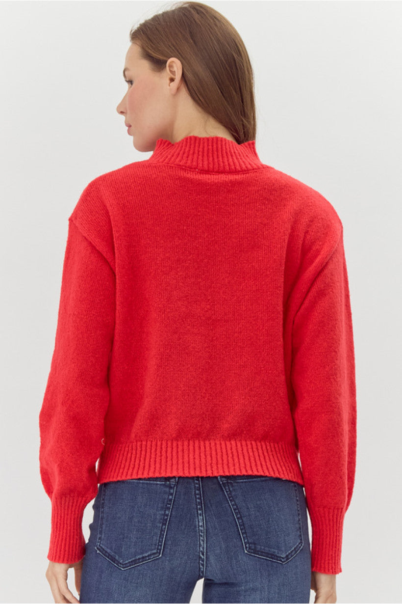 Red Knit Sweater