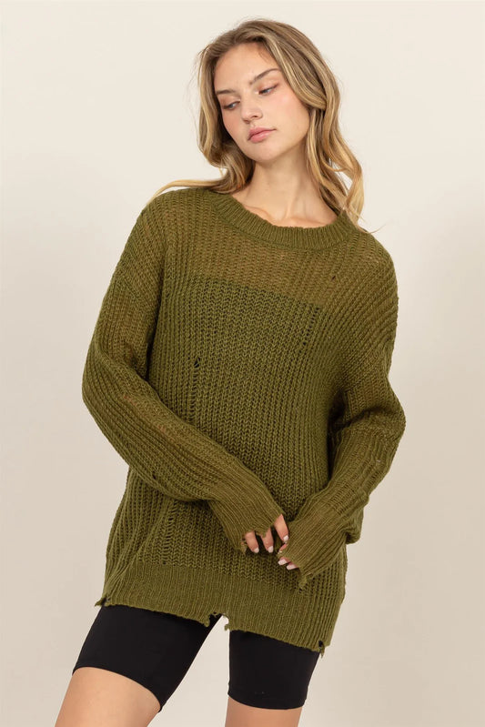 Moss Knit Sweater