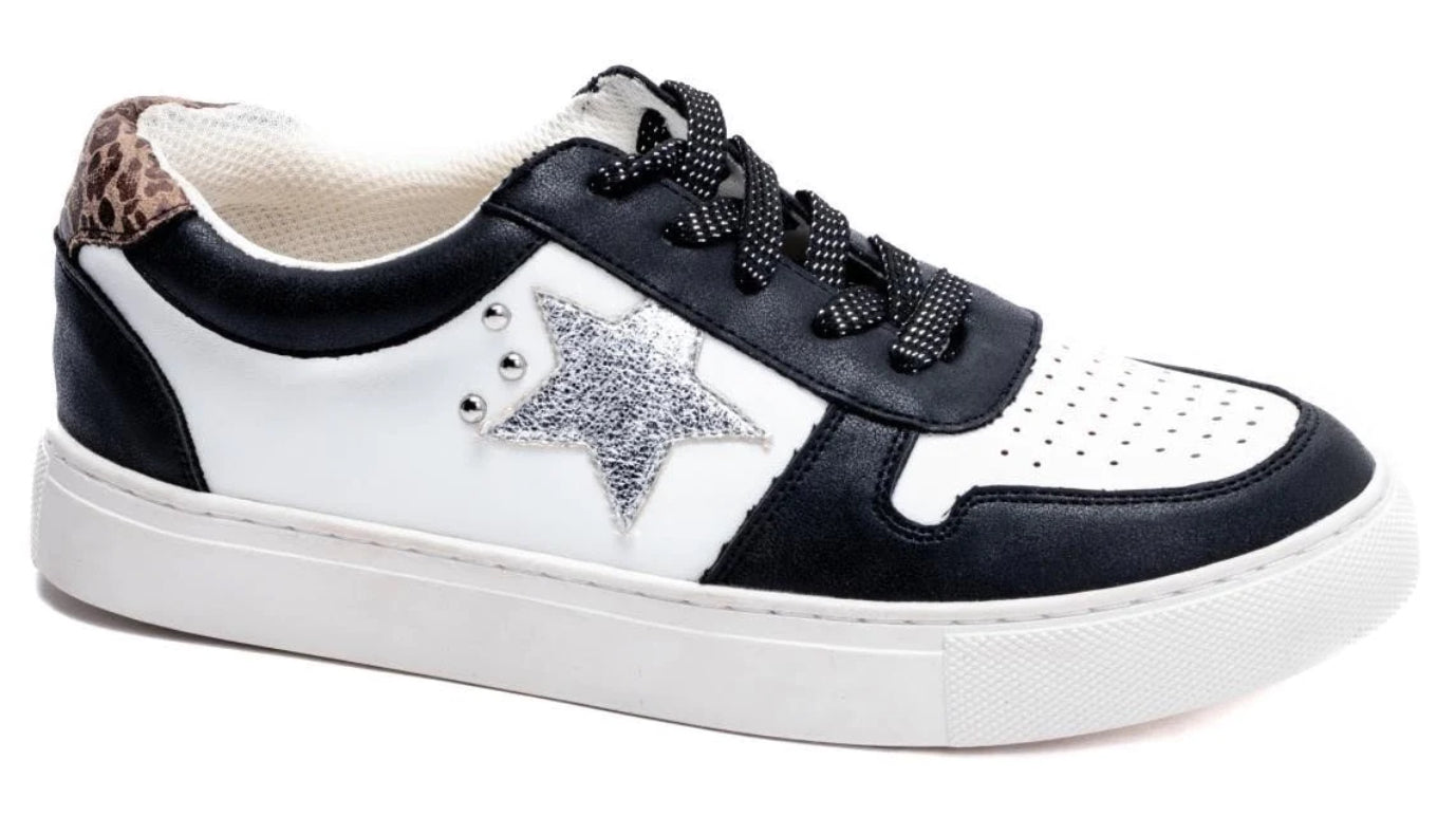 BLACK | WHITE STAR CORKY’S CONSTELLATION SNEAKER