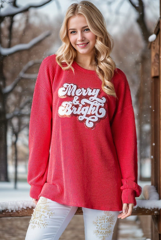 Merry & Bright Sequin Top