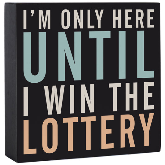 Mini Square Sitter - Lottery