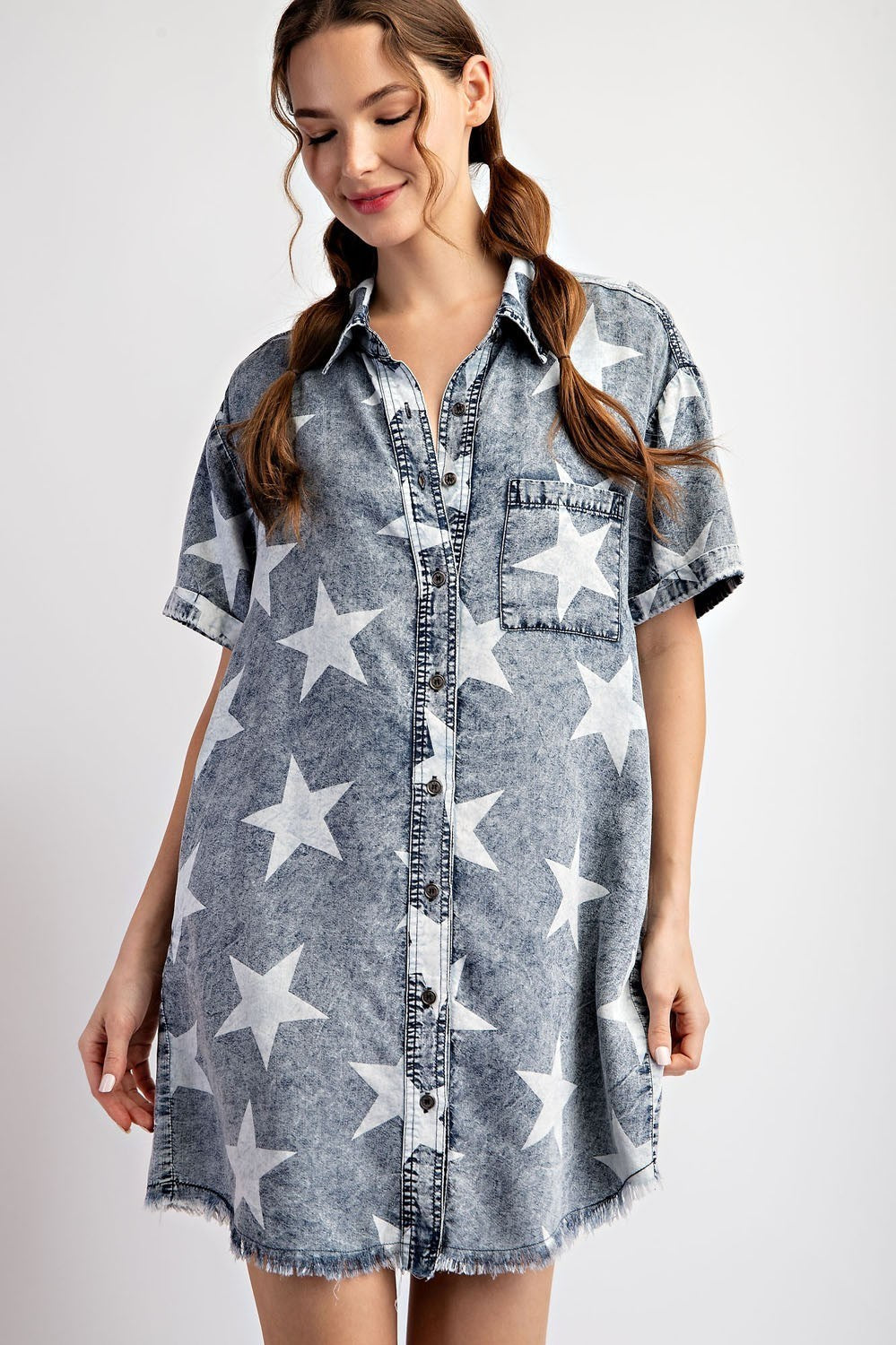 Denim Star Dress