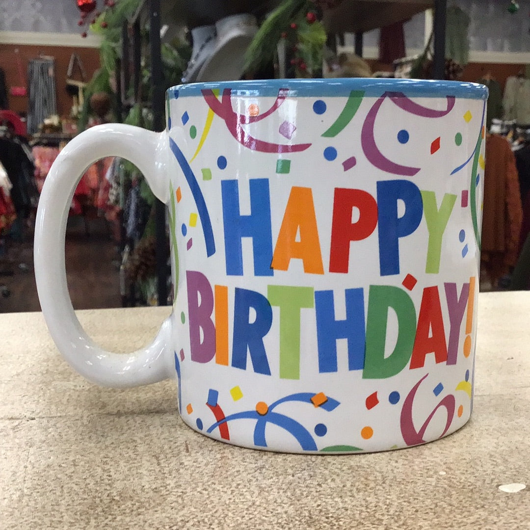 Happy Birthday Confetti Mug