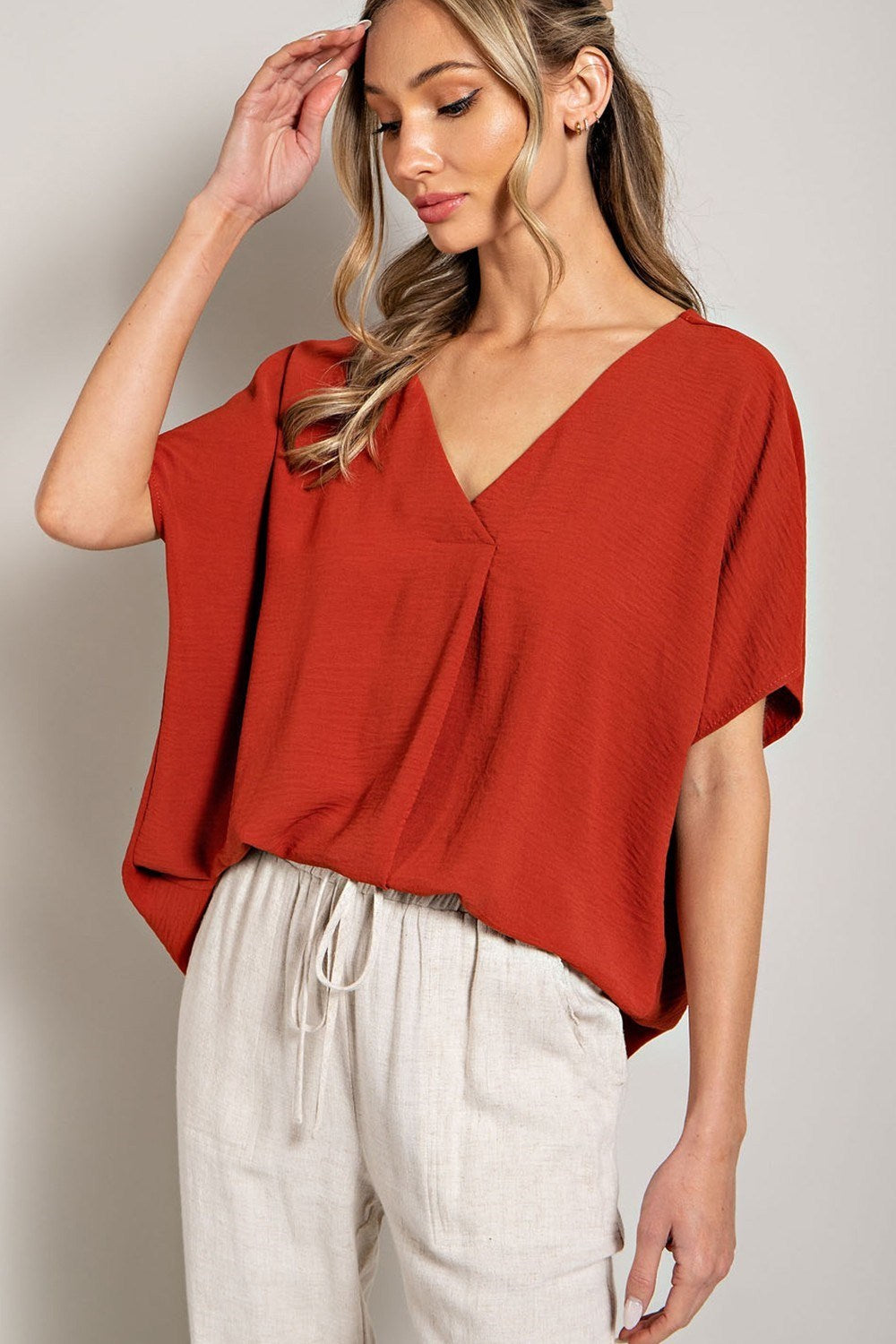 Rust Breezy Top