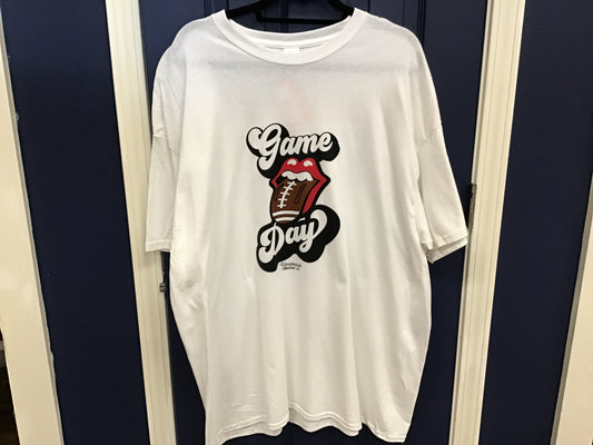 White Game Day Tee
