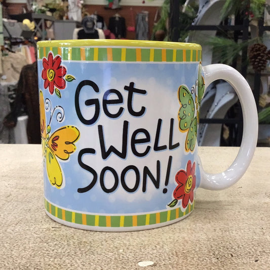 Get Well Soon Butterfly Mug