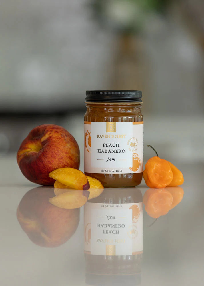 Raven’s Nest Peach Habanero Jam