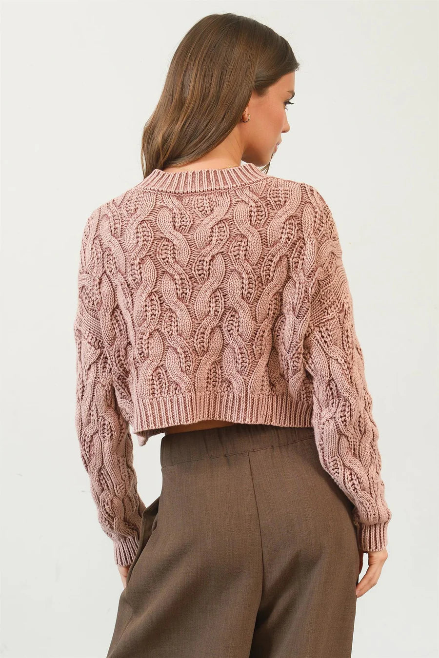 PLUM SHORT SWEATER