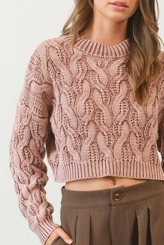 PLUM SHORT SWEATER