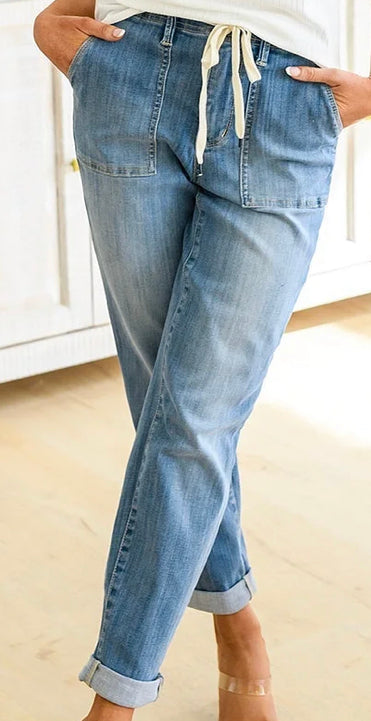 Judy Blue Pull On Denim Pants