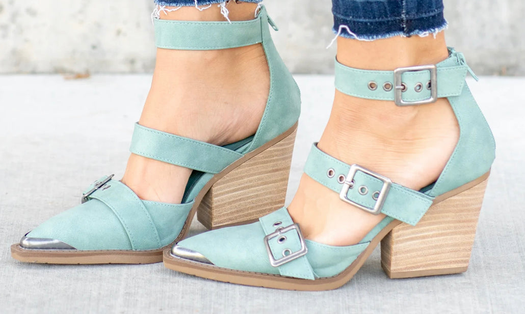 Turquoise Irina Wedge By Very G