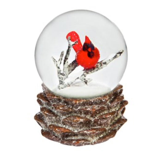 Snow Globe - Christmas Cardinal