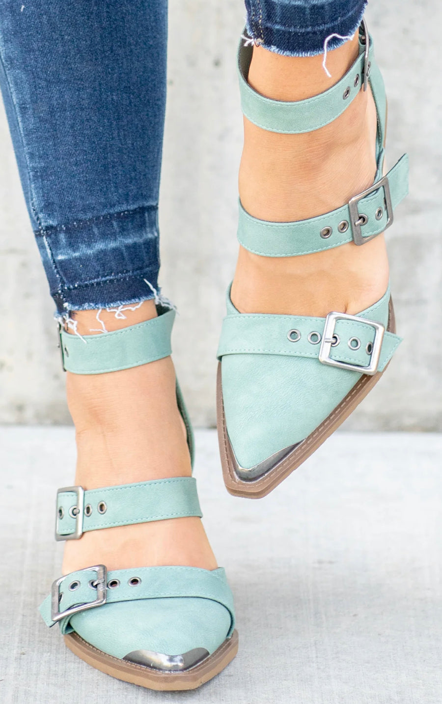 Turquoise Irina Wedge By Very G