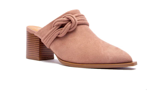 Burlwood Suede Mule