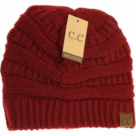 C.C Beanie - Burgundy