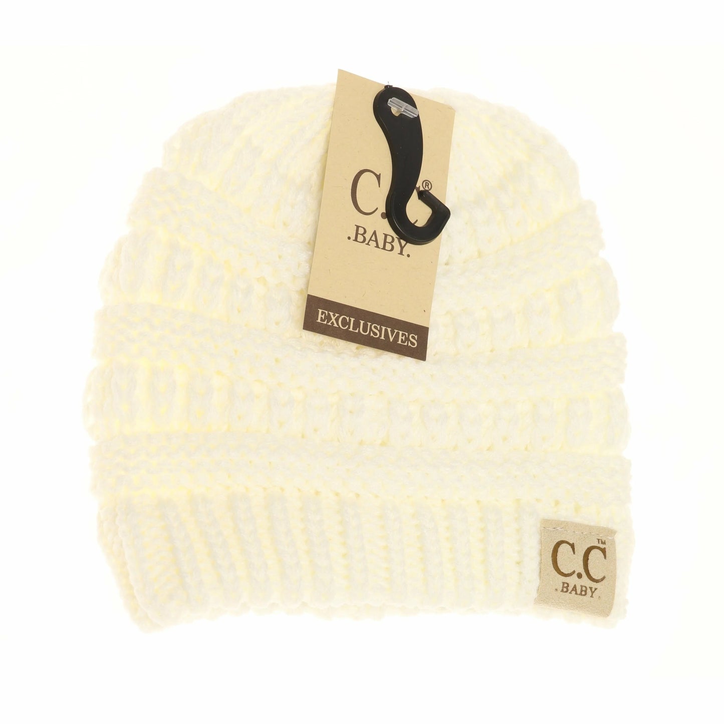 C.C Baby Beanie - Ivory