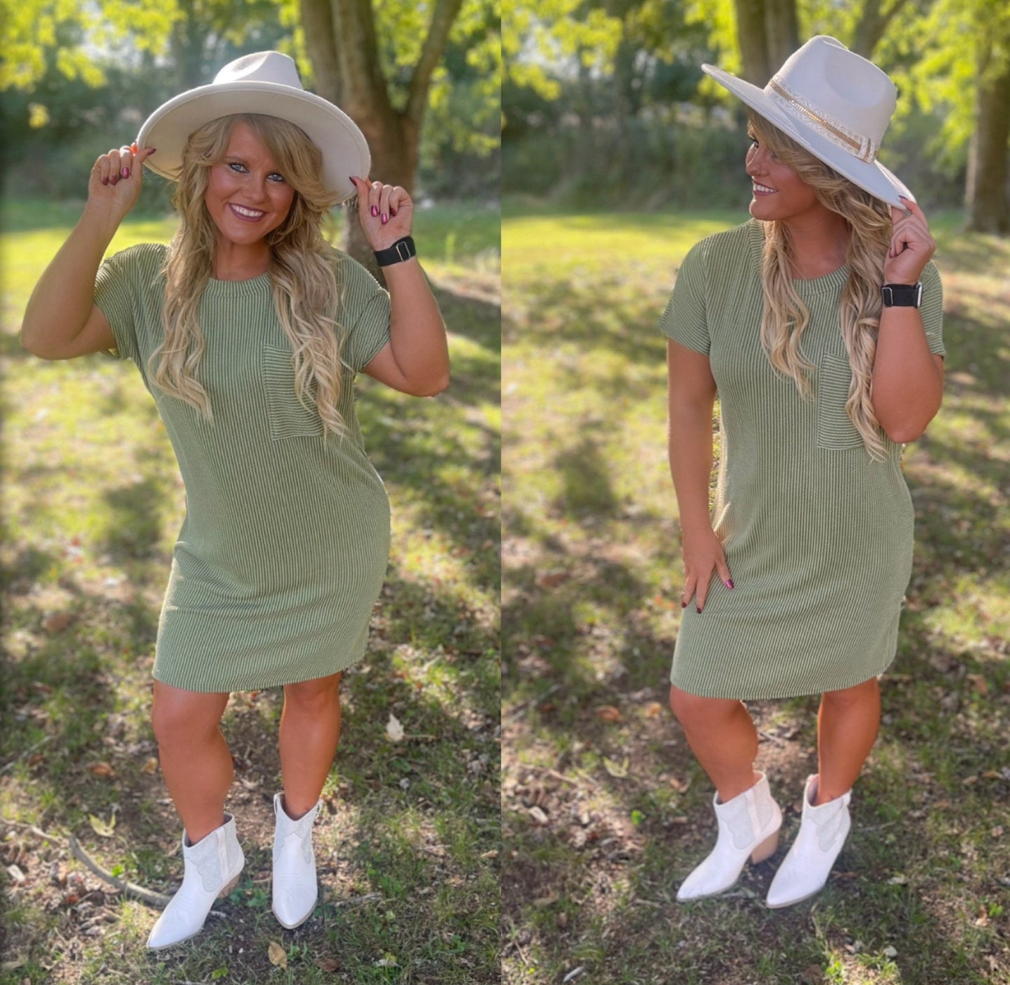 Army Ribbed Dress