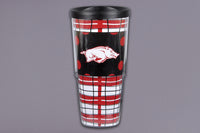 Arkansas Razorback 24oz Tumbler w/ lid