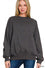 Fleece Oversized Pullover Black