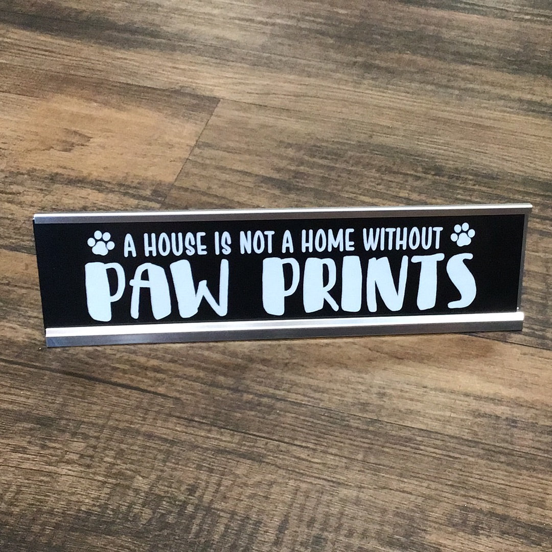 Paw Prints Sign