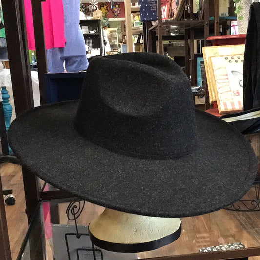 Charcoal Gray Fedora Hat