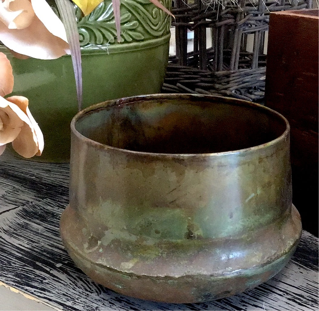 Metal Container Decor - Small