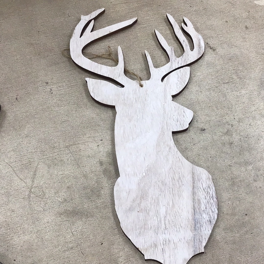 Wooden Deer Hanging Decor