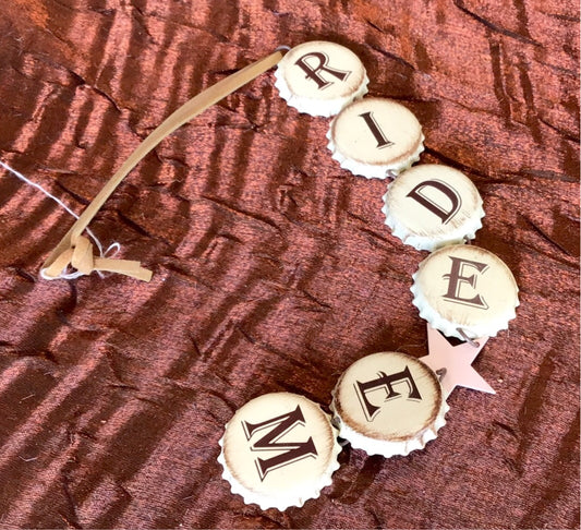 Ride ‘Em Bottle cap Ornament