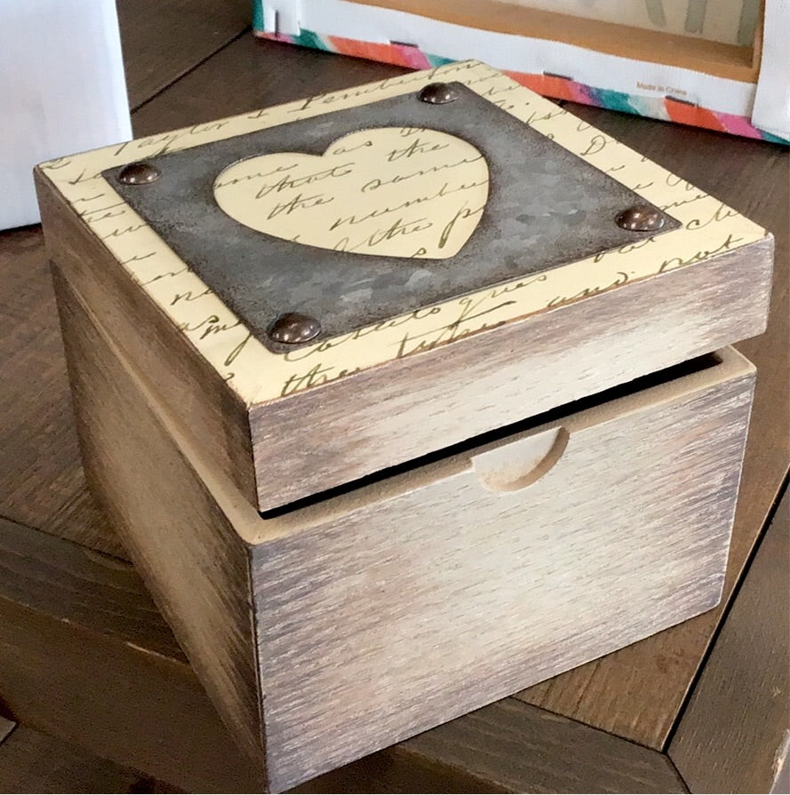 Wooden Keepsake Box