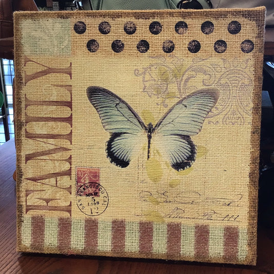 Family Butterfly Canvas