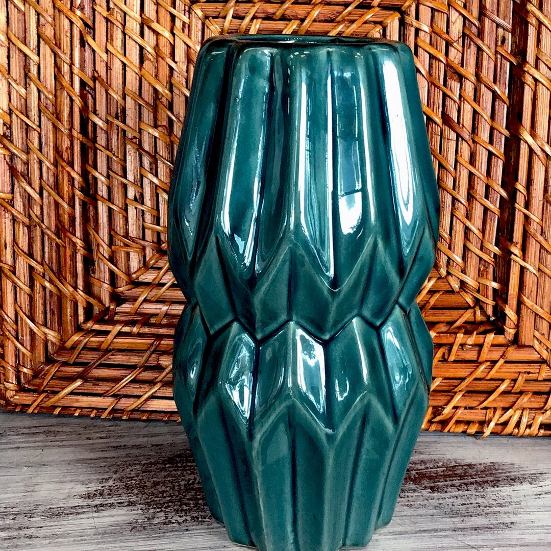 Funky Turquoise Vase Decor