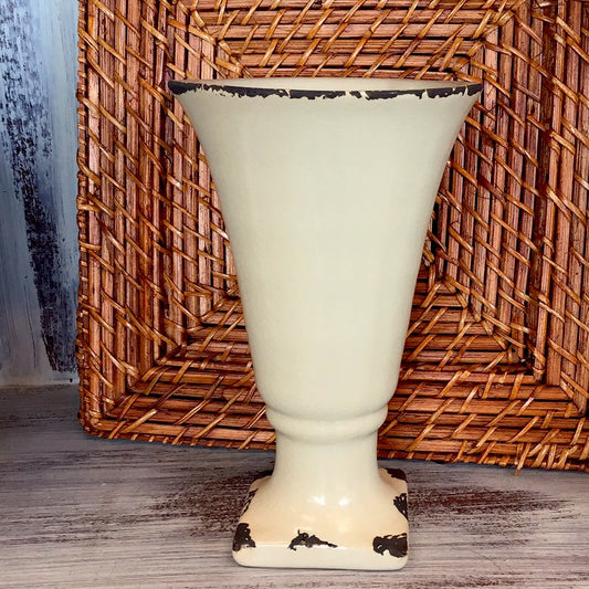 Cream Ceramic Vase Decor