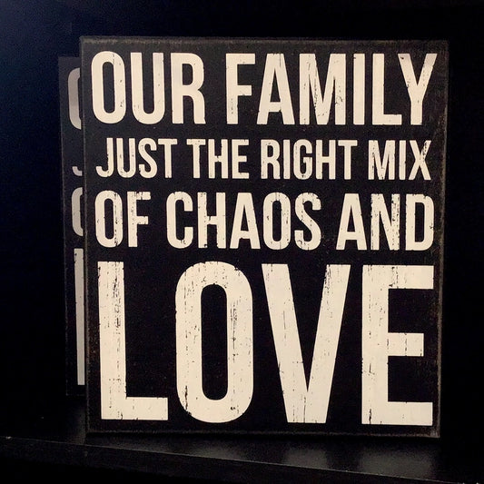 Box Sign - Chaos And Love