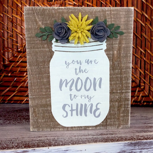 Box Sign - Moonshine