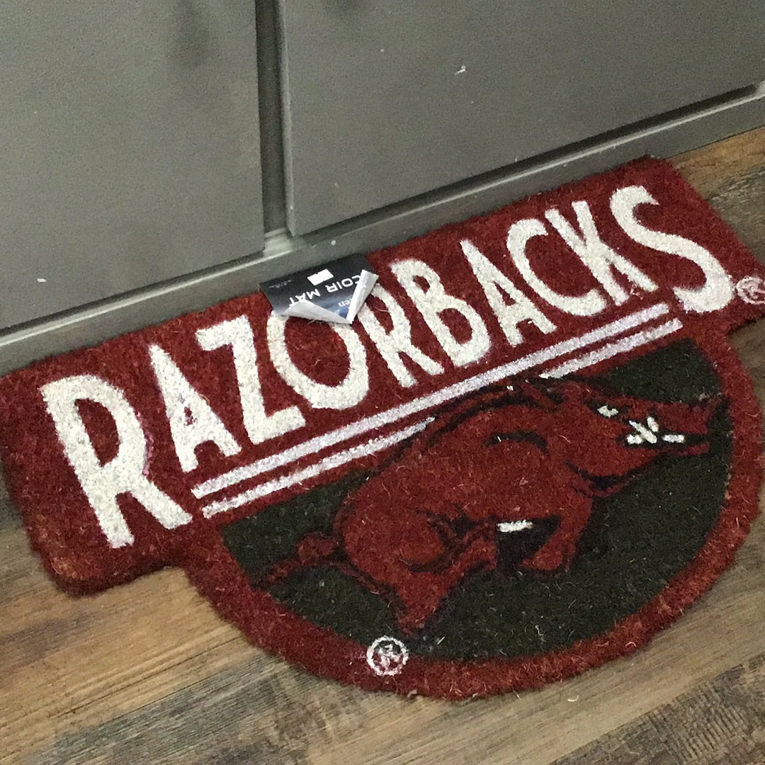 Razorbacks Coir Mat