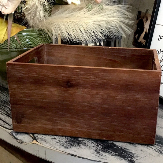 Dark Wooden Decor Box