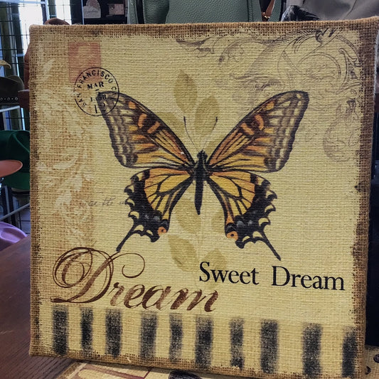 Sweet Dream Butterfly Canvas