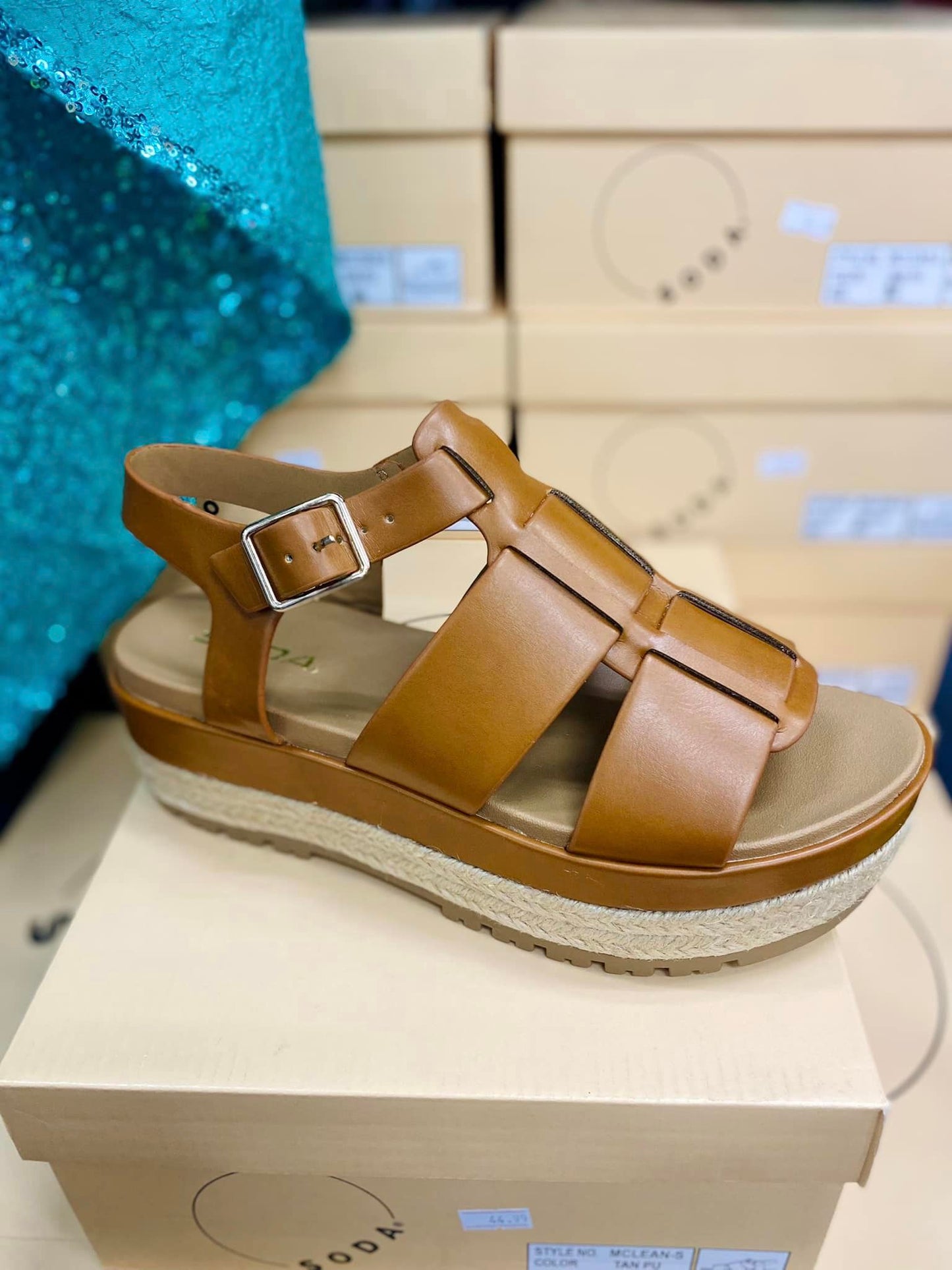 Tan MClean S Sandals