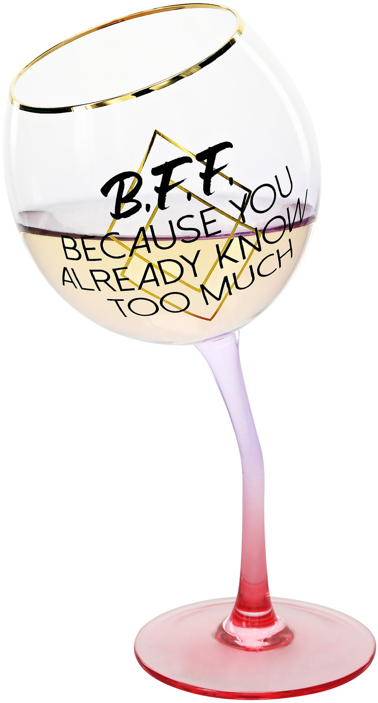 BFF Wine Glass