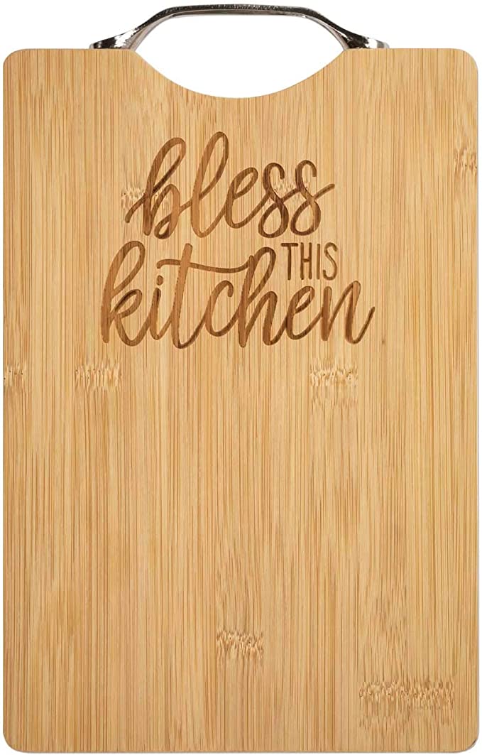 Bless This Kitchen Bamboo Board