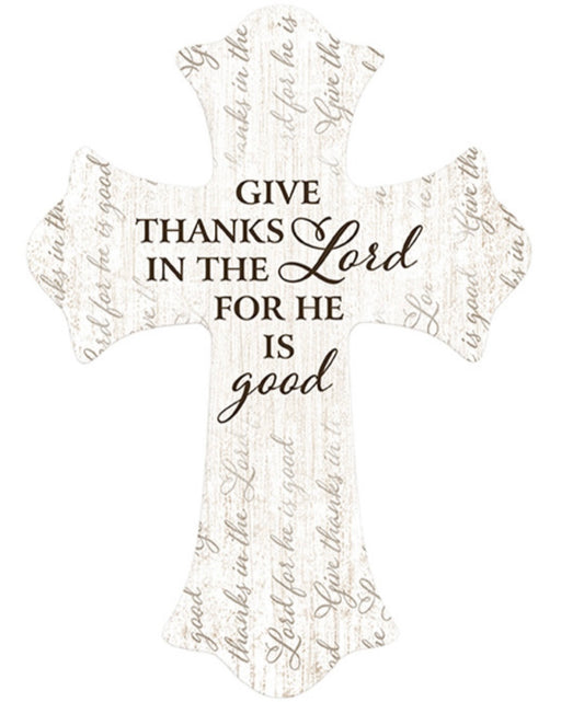 “Give Thanks” Cross