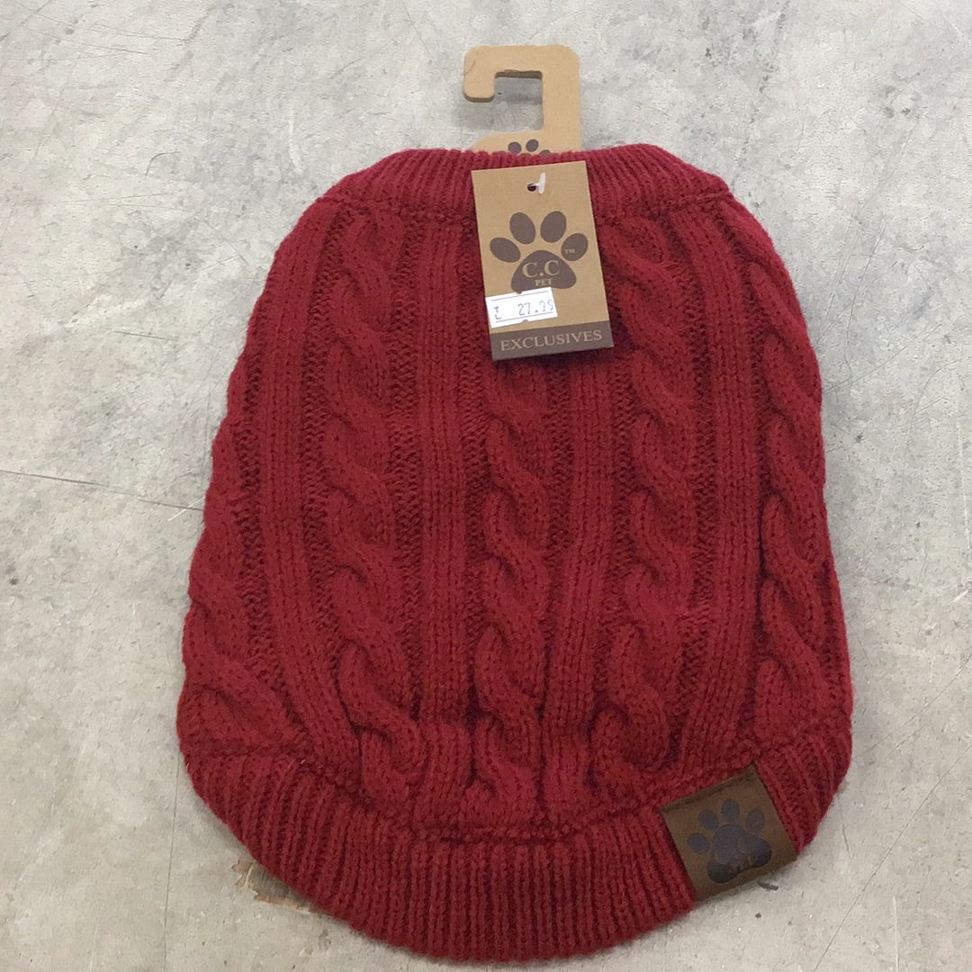 C.C Pet Sweater - Red Size S