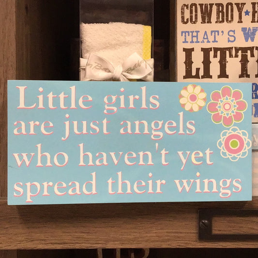 Spread Their Wings Block Sign