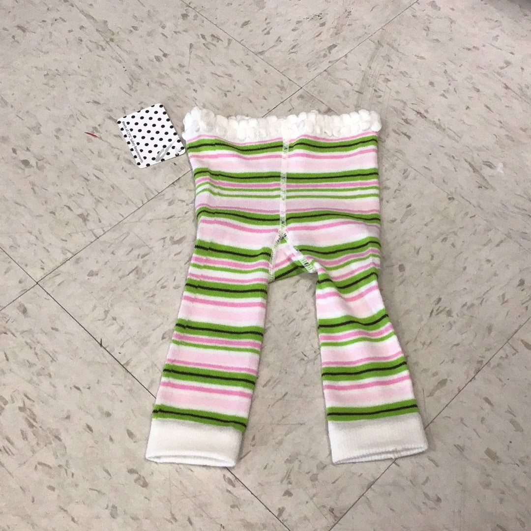 Multi Color Stripe Baby Leggings