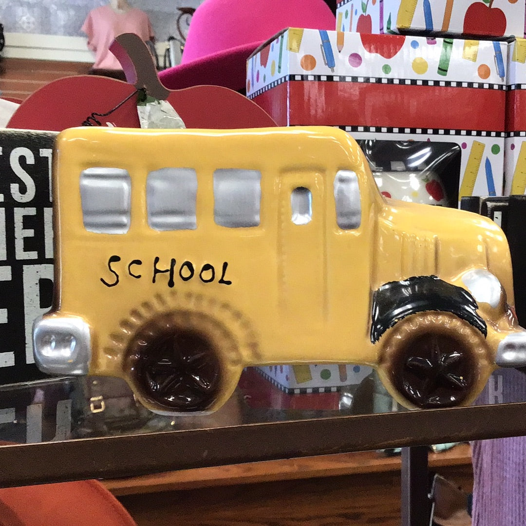 Ceramic School Bus