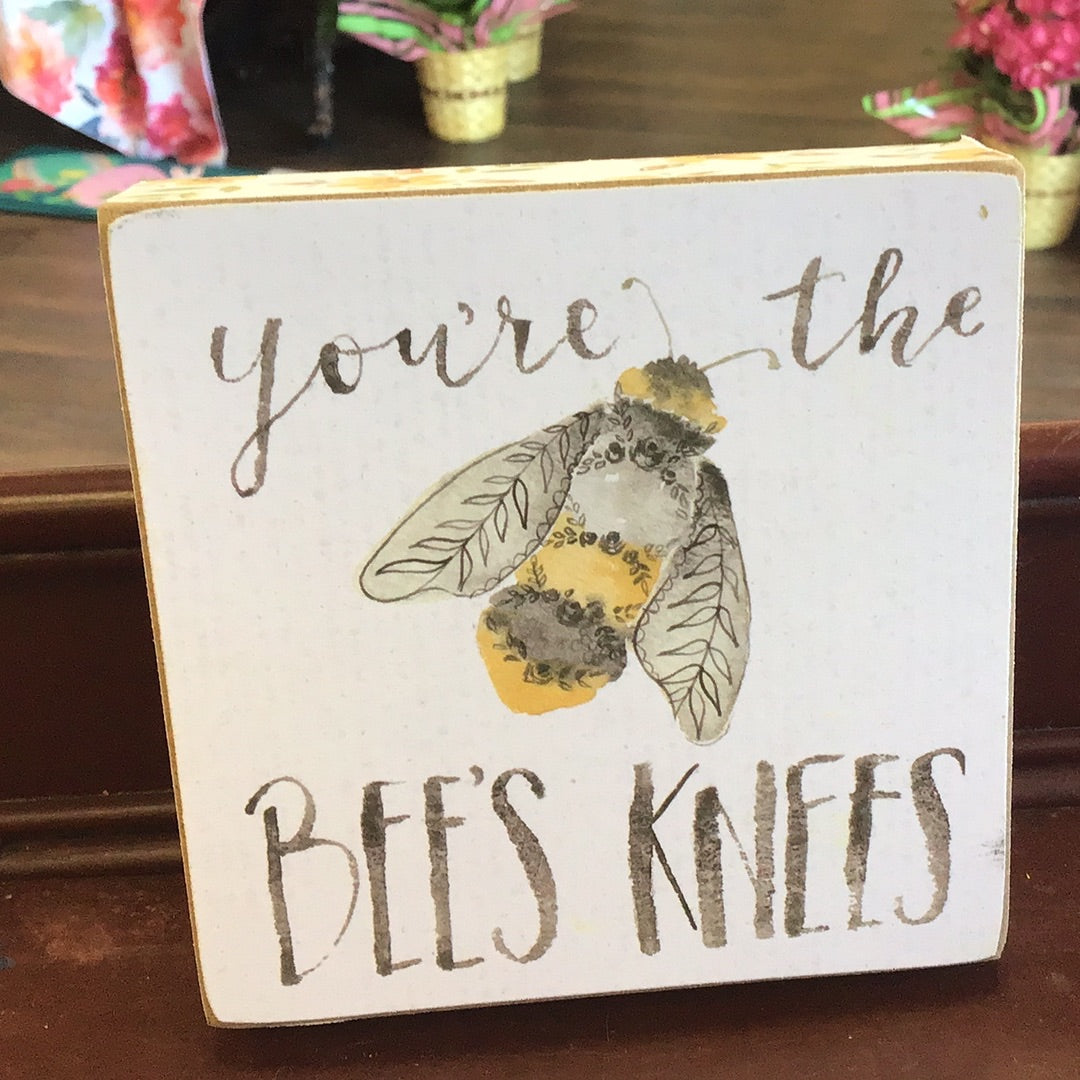 Block Sign - Bee’s Knees