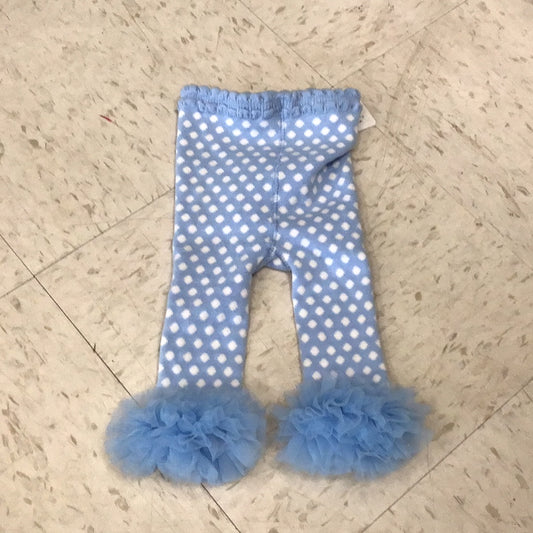 Blue/White Dot Baby Leggings